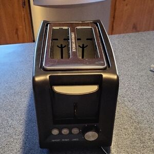 Black Stainless Steel Toaster